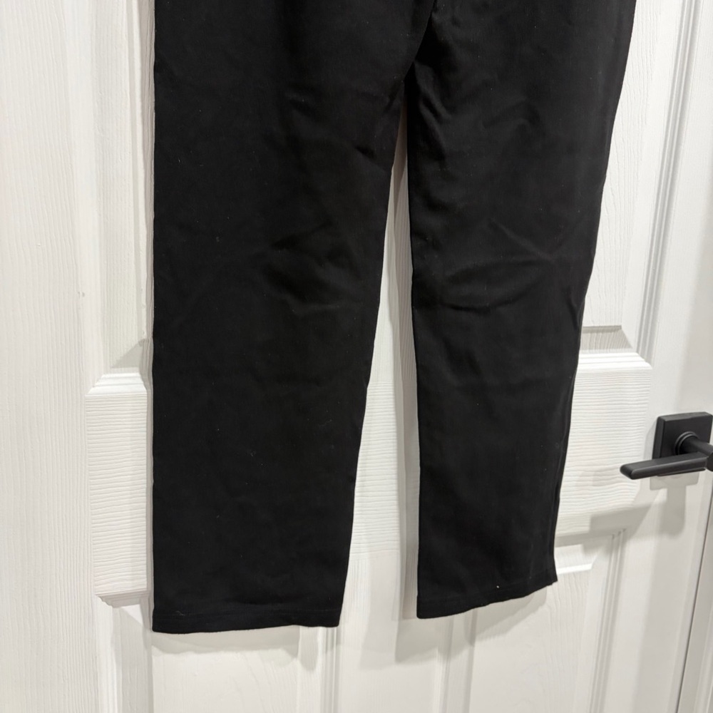 2/$25 Badgley Mischka Women’s Black Pants with Front Tie and Elastic Waist - Picture 7 of 11